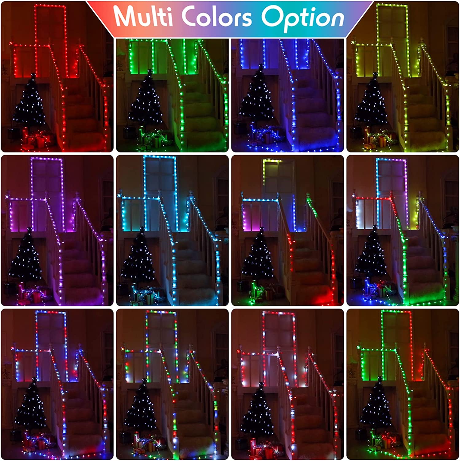 BrizLabs Color Changing Fairy Lights USB Plugin with 32-Keys Remote